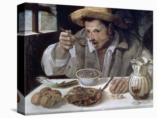 The Bean Eater, 1584-85-Annibale Carracci-Premier Image Canvas