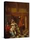 The Bearer of Bad News-Pieter de Hooch-Premier Image Canvas