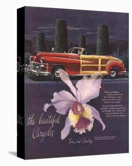 The Beautiful Chrysler-Orchid-null-Stretched Canvas
