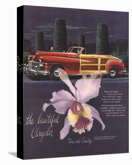 The Beautiful Chrysler-Orchid-null-Stretched Canvas