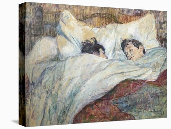 The Bed-Henri de Toulouse-Lautrec-Stretched Canvas