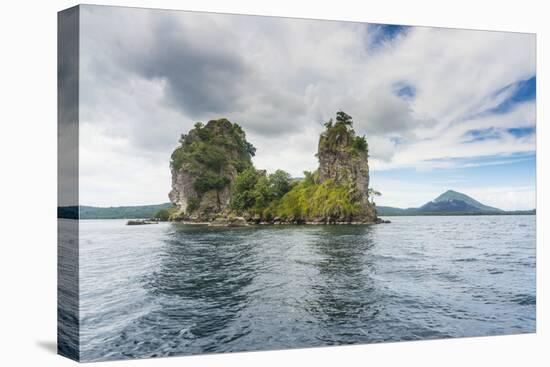 The Beehives (Dawapia Rocks) in Simpson Harbour, Rabaul, East New Britain, Papua New Guinea, Pacifi-Michael Runkel-Premier Image Canvas