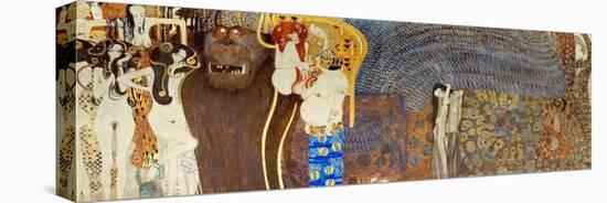 The Beethoven Frieze, Detail: the Hostile Forces, 1902-Gustav Klimt-Premier Image Canvas