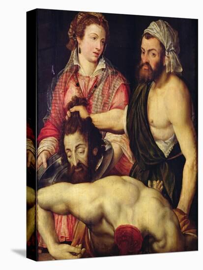 The Beheading of St. John the Baptist (Oil on Panel)-Italian School-Premier Image Canvas