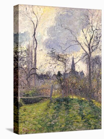 The Bell Tower of Bazincourt, 1885-Camille Pissarro-Premier Image Canvas