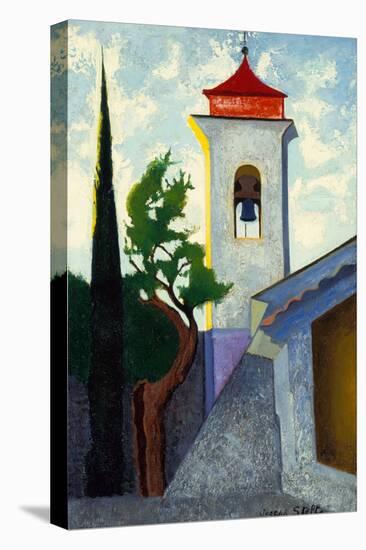 The Bell Tower oil on canvas laid on panel-Joseph Stella-Premier Image Canvas