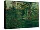 The Bellevue garden, 1880. Manet spent the last summers of his life outside Paris in Bellevue.-Edouard Manet-Premier Image Canvas