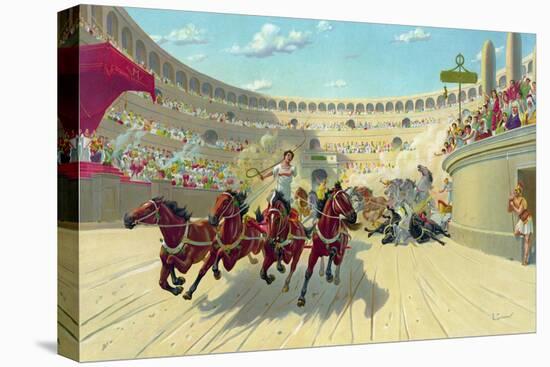 The Ben Hur Chariot Race-null-Premier Image Canvas
