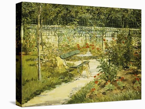 The Bench, the Garden at Versailles-Edouard Manet-Premier Image Canvas