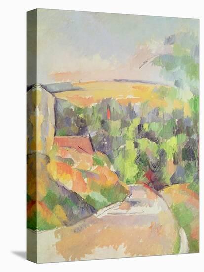 The Bend in the Road, 1900-06-Paul Cézanne-Premier Image Canvas