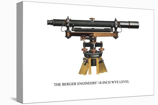The Berger Engineers' 18 Inch Wye Level-null-Stretched Canvas