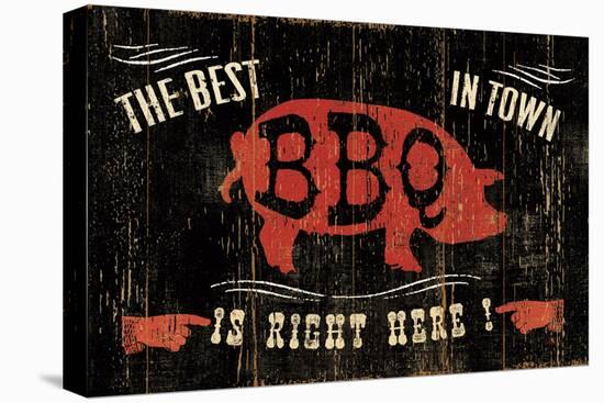 The Best BBQ in Town-Jess Aiken-Stretched Canvas