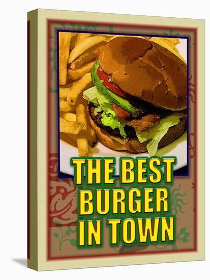 The Best Burger in Town-Cathy Cute-Premier Image Canvas