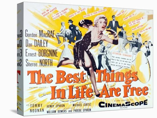 "The Best Things in Life are Free" 1956, Directed by Michael Curtiz-null-Premier Image Canvas