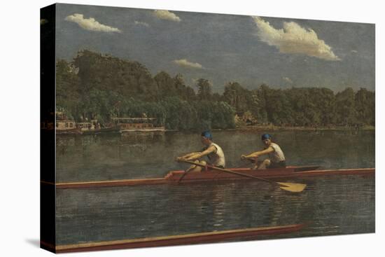 The Biglin Brothers Racing, 1872-Thomas Eakins-Stretched Canvas