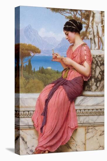 The Billet Doux-John William Godward-Stretched Canvas