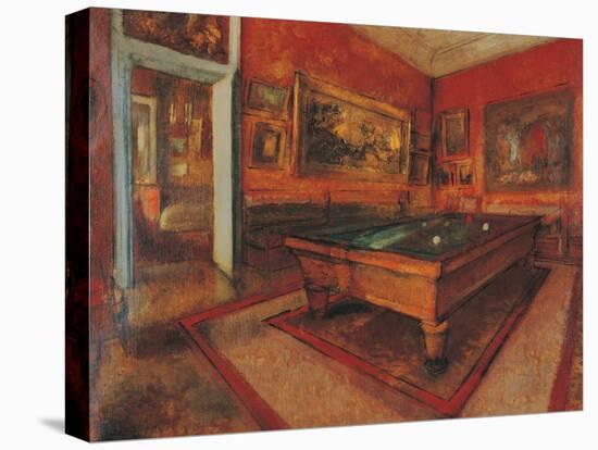 The Billiard Room-Edgar Degas-Premier Image Canvas