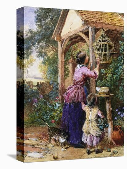 The Bird Cage-Myles Birket Foster-Premier Image Canvas