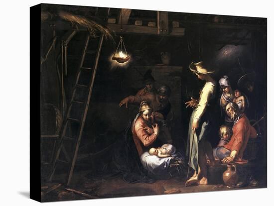 The Birth of Christ-Abraham Bloemaert-Premier Image Canvas