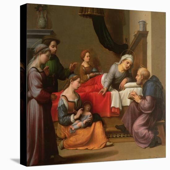 The Birth of St. John the Baptist-Giuliano Bugiardini-Premier Image Canvas
