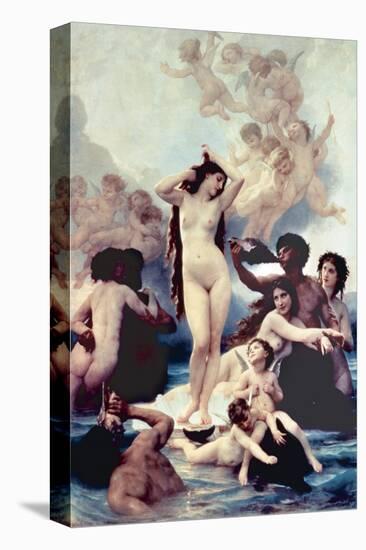 The Birth of Venus, 1879-William Adolphe Bouguereau-Stretched Canvas