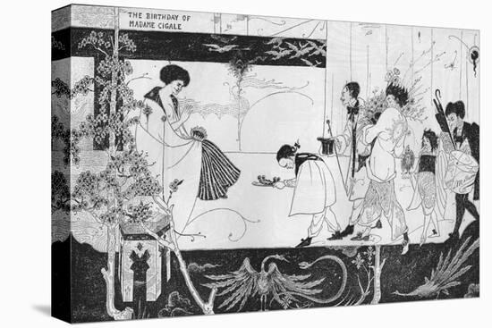 'The Birthday of Madame Cigale', c1893-Aubrey Beardsley-Premier Image Canvas