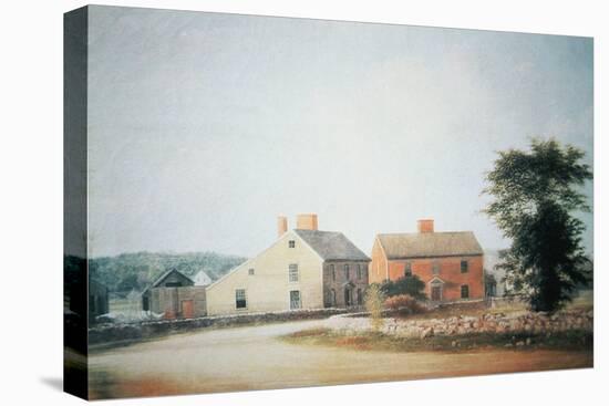 The Birthplace of John Adams-American School-Premier Image Canvas