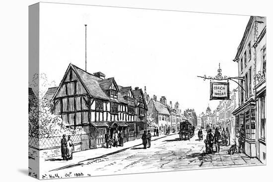 The Birthplace of Shakespeare, Stratford-Upon-Avon, Warwickshire, 1885-Edward Hull-Premier Image Canvas