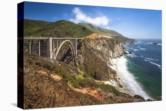 The Bixby Bridge Along Highway 1 on California's Coastline-Andrew Shoemaker-Premier Image Canvas