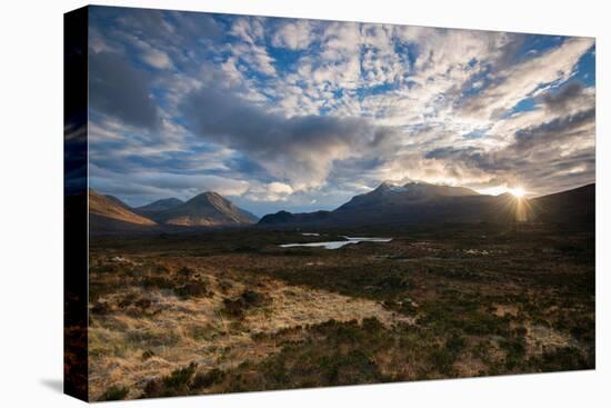 The Black Cuillin at Sligachan, Isle of Skye Scotland UK-Tracey Whitefoot-Premier Image Canvas