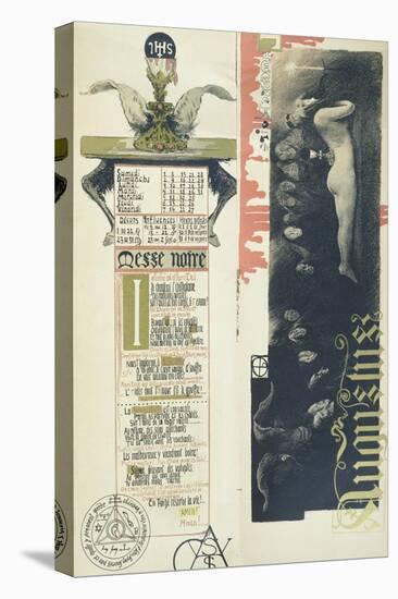The Black Mass, the Month of August for a Magic Calendar Published in "Art Nouveau" Review, 1896-Manuel Orazi-Premier Image Canvas