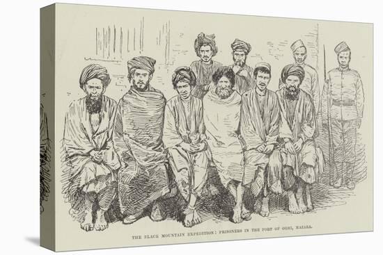 The Black Mountain Expedition, Prisoners in the Fort of Oghi, Hazara-null-Premier Image Canvas