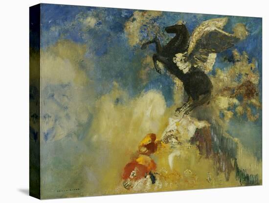 The Black Pegasus, 1909-1910-Odilon Redon-Premier Image Canvas