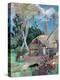 The Black Pigs by Paul Gauguin-Paul Gauguin-Premier Image Canvas