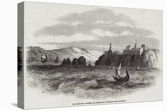 The Black Sea, Battery and Lighthouse, Entrance to the Bosphorus-Samuel Read-Premier Image Canvas