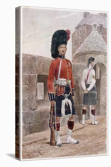 The Black Watch Royal Highlanders-Richard Caton Woodville-Stretched Canvas