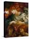 The Blessed Damozel. (1875-1879).-Dante Gabriel Rossetti-Premier Image Canvas