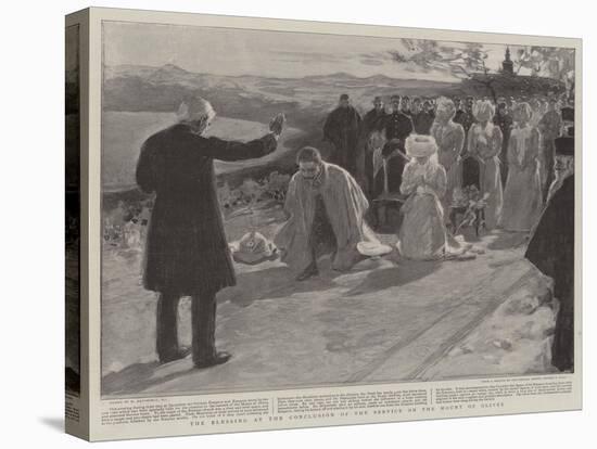 The Blessing at the Conclusion of the Service on the Mount of Olives-William Hatherell-Premier Image Canvas