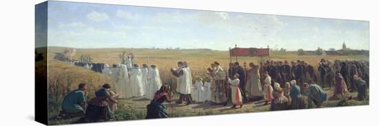 The Blessing of the Wheat in the Artois, 1857-Jules Breton-Premier Image Canvas