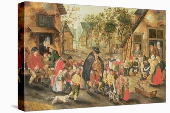 The Blind Hurdy-Gurdy Player-Pieter Brueghel the Younger-Premier Image Canvas