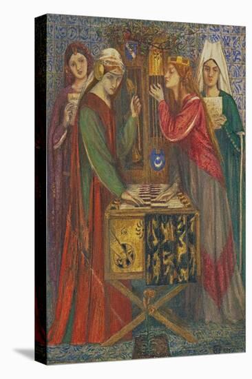 The Blue Closet-Dante Gabriel Rossetti-Premier Image Canvas