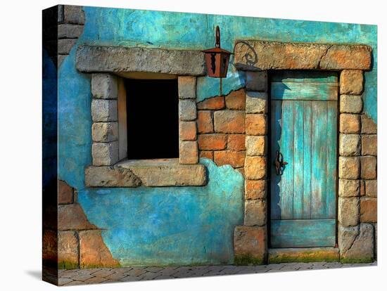 The Blue Door-Philippe Sainte-Laudy-Premier Image Canvas