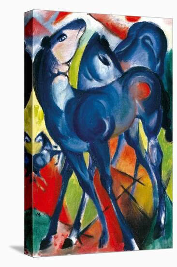 The Blue Foals. 1913-Franz Marc-Premier Image Canvas