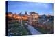 The Blue Light of Dusk on the Ancient Imperial Forum, UNESCO World Heritage Site, Rome-Roberto Moiola-Premier Image Canvas