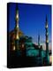 The Blue Mosque at Night, Istanbul, Turkey-Walter Bibikow-Premier Image Canvas