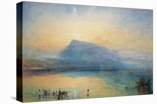 The Blue Rigi: Lake of Lucerne - Sunrise, 1842-JMW Turner-Premier Image Canvas