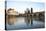 The Blue River Cafe and Bridge on the River Thames-Charlie Harding-Premier Image Canvas
