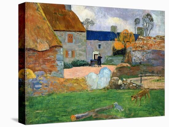 The Blue Roof or Pouldu Farm, 1890-Paul Gauguin-Premier Image Canvas