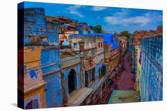 The Blue Rooftops in Jodhpur, the Blue City, Rajasthan, India, Asia-Laura Grier-Premier Image Canvas