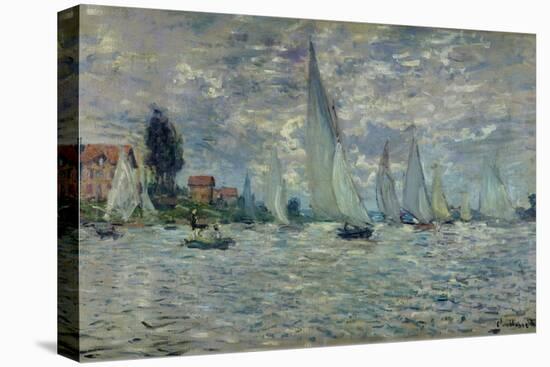 The Boats, or Regatta at Argenteuil, circa 1874-Claude Monet-Premier Image Canvas
